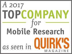 A 2017 top company for mobile research