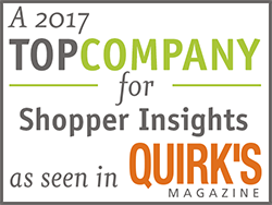 A 2017 top company for shopper insights